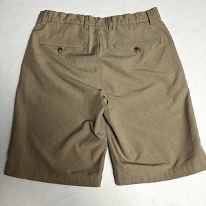 Greg Norman Chino Shorts Men’s 36 Tasso Khaki Golf Shorts Classic Fit Stretch
